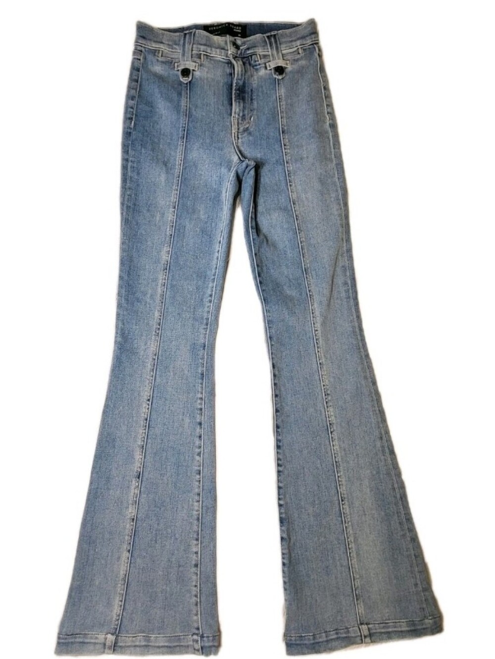 NWT Veronica Beard Beverly Skinny Flare High Rise Lakeshore Wash Size 26/2